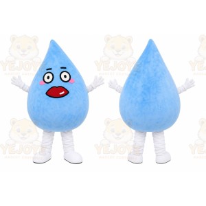 Blue Water Drop Mascot Costume