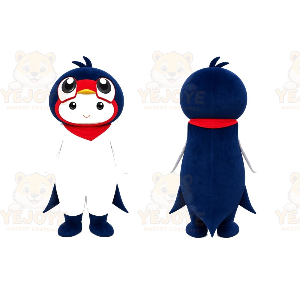 Blue Penguin Mascot Costume