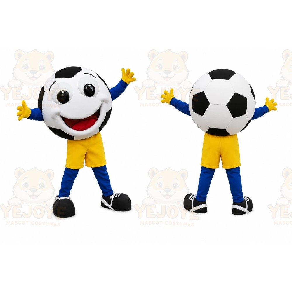 Soccer Ball Boy Mascot Costume