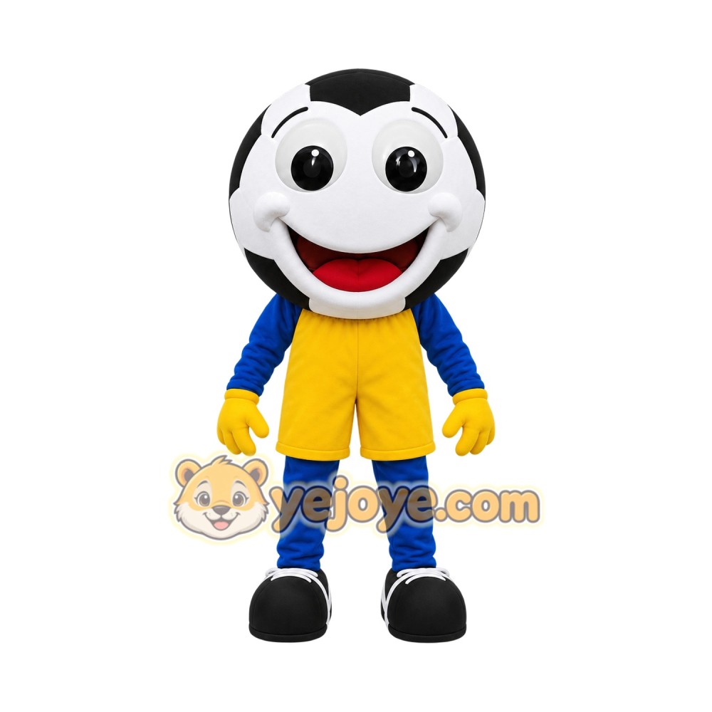 Soccer Ball Boy Mascot Costume Soccer Ball Boy Mascot Costume
