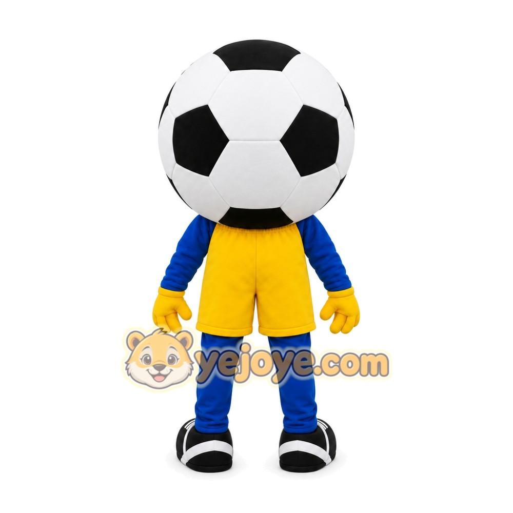 Soccer Ball Boy Mascot Costume Soccer Ball Boy Mascot Costume