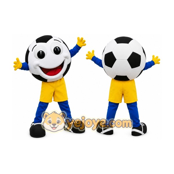 Soccer Ball Boy Mascot Costume
