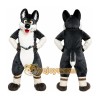 Black Dog Mascot Costume Black Dog Mascot Costume