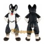 Black Dog Mascot Costume