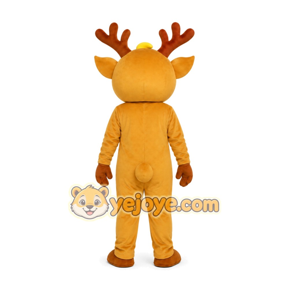 Brown Reindeer Mascot Costume Brown Reindeer Mascot Costume