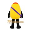 Yellow Egg Guitar Mascot Costume Yellow Egg Guitar Mascot Costume