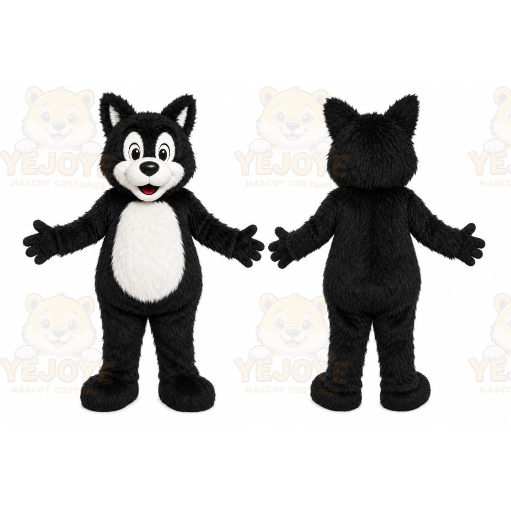Black Cat Mascot Costume