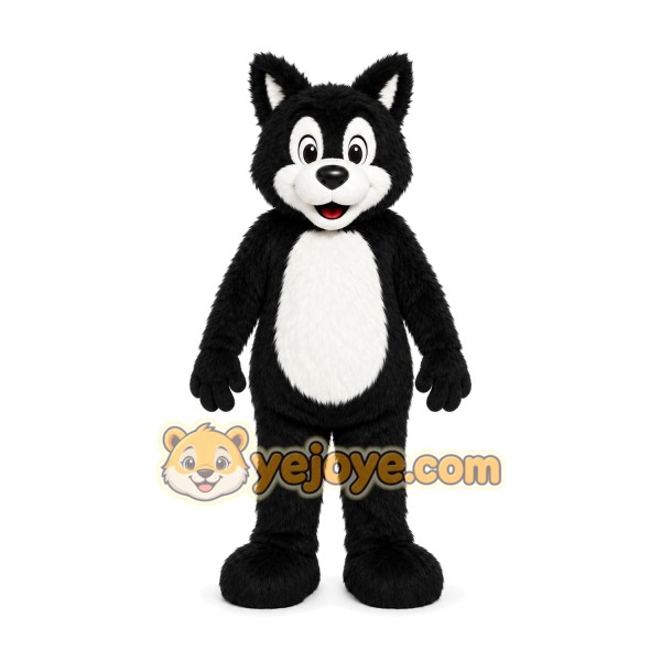 Black Cat Mascot Costume