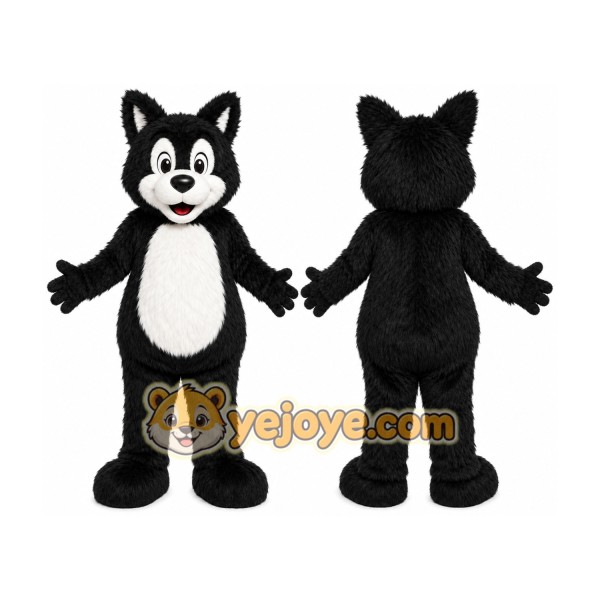 Black Cat Mascot Costume