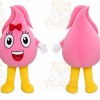 Pink Drop Mascot Costume