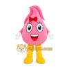 Pink Drop Mascot Costume Pink Drop Mascot Costume