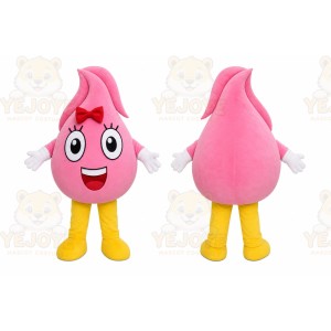 Pink Drop Mascot Costume