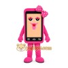 Pink Phone Mascot Costume