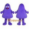 Purple Ghost Mascot Costume
