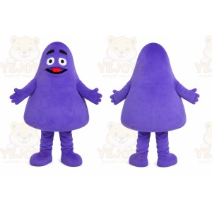 Purple Ghost Mascot Costume