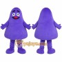 Purple Ghost Mascot Costume
