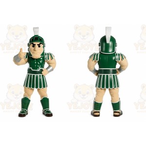 Green Roman Warrior Mascot Costume
