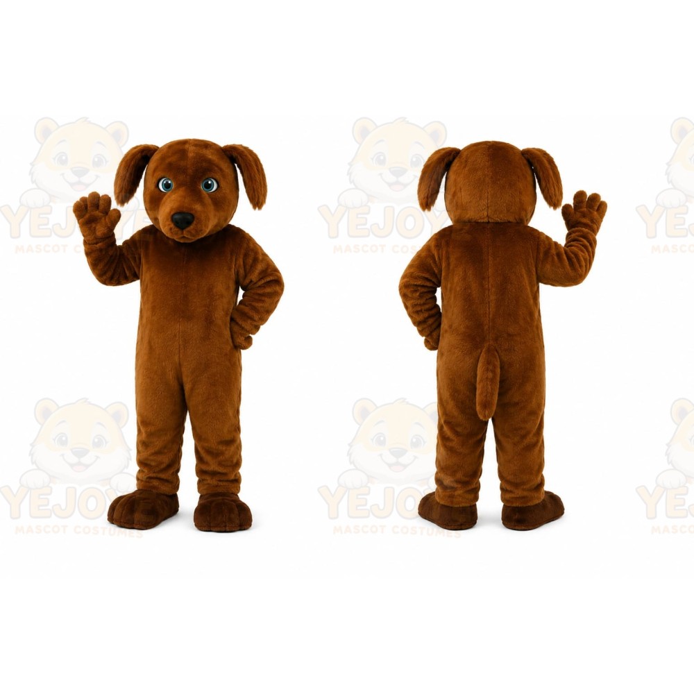 Brown Puppy Mascot Costume