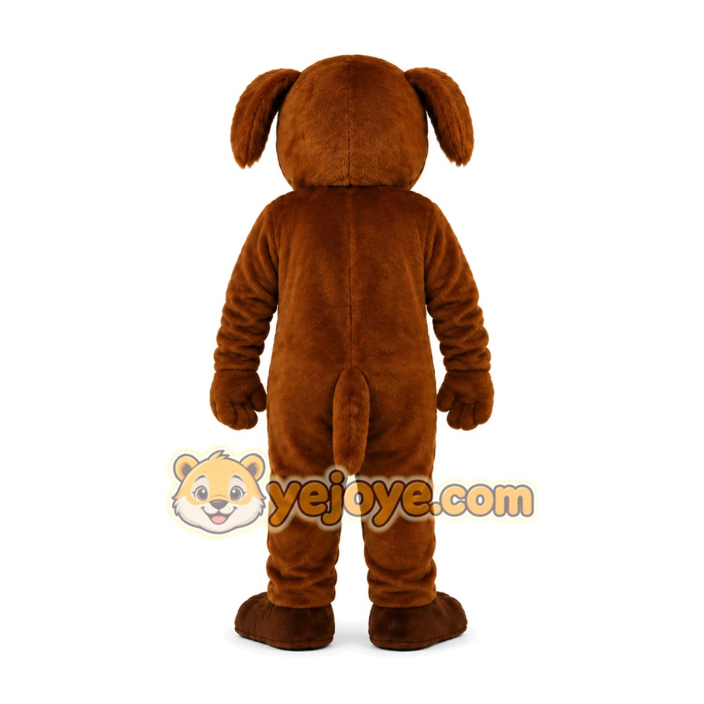 Brown Puppy Mascot Costume Brown Puppy Mascot Costume