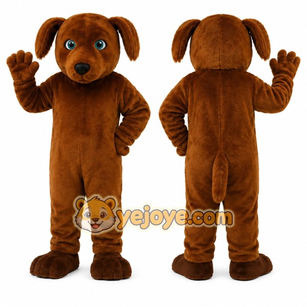 Brown Puppy Mascot Costume