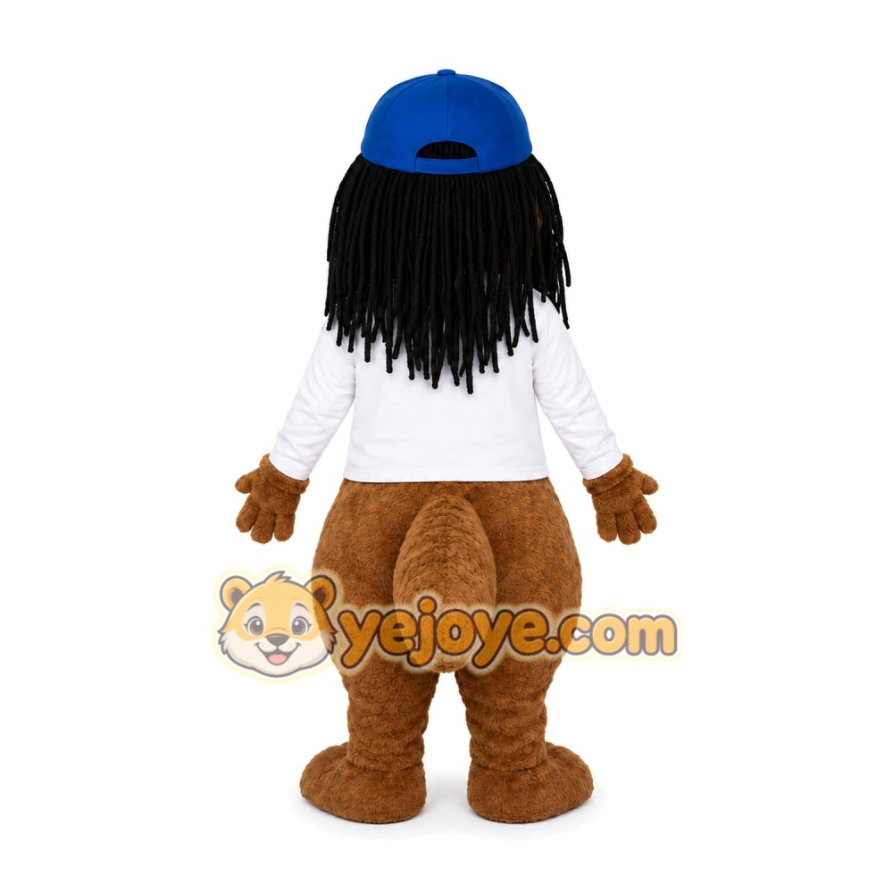 Brown Dog Cap Mascot Costume Brown Dog Cap Mascot Costume