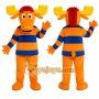 Orange Moose Mascot Costume