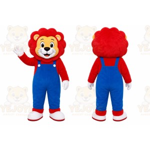 Red Hair Lion Mascot Costume