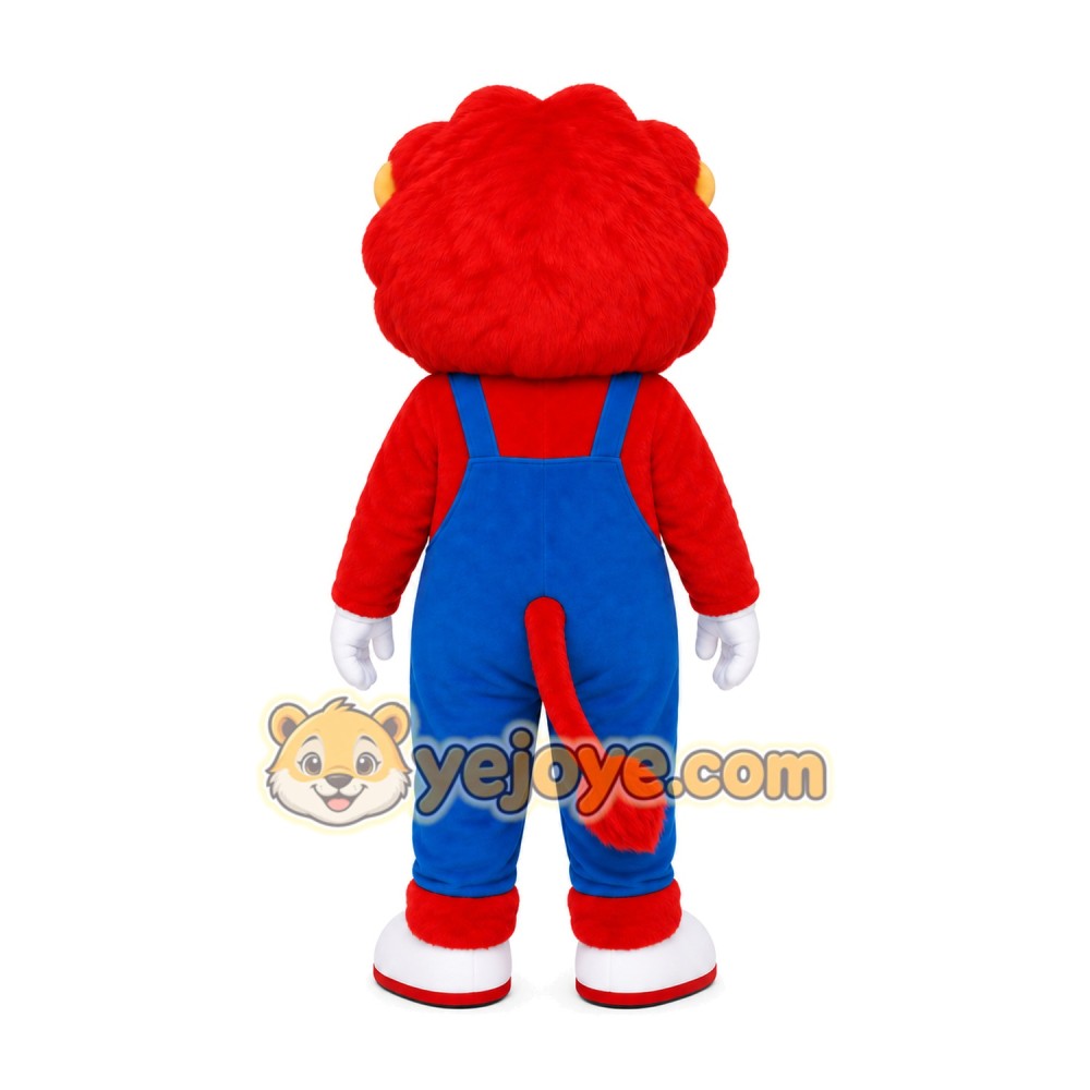 Red Hair Lion Mascot Costume Red Hair Lion Mascot Costume
