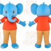 Blue Elephant Mascot Costume