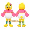 Yellow Bird Dress Mascot Costume