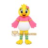 Yellow Bird Dress Mascot Costume