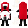 Red Train Mascot Costume