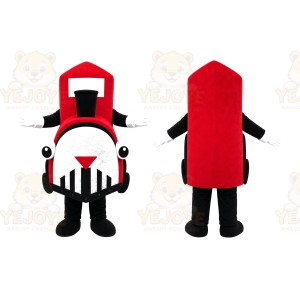 Red Train Mascot Costume
