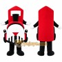 Red Train Mascot Costume