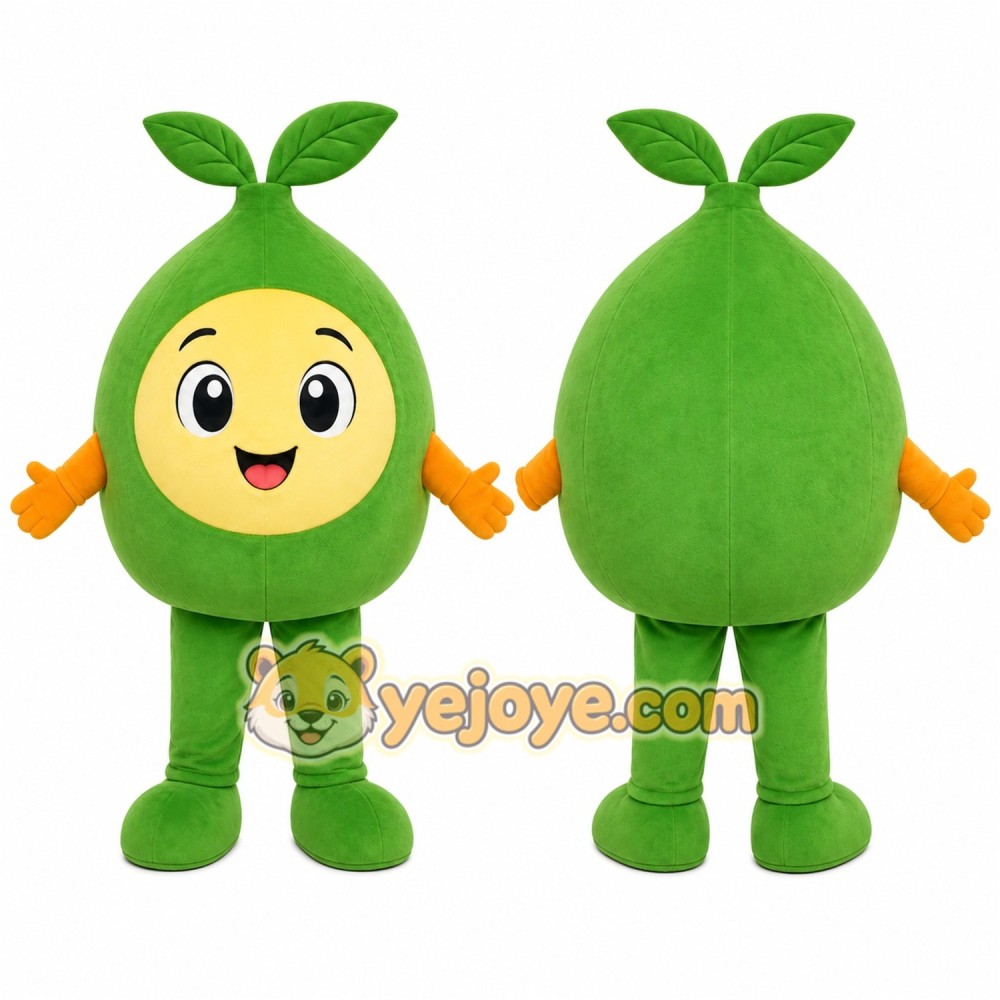 Green Fruit Character Mascot Costume Green Fruit Character Mascot Costume