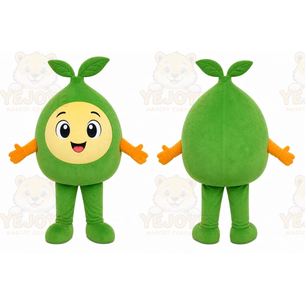 Green Fruit Character Mascot Costume