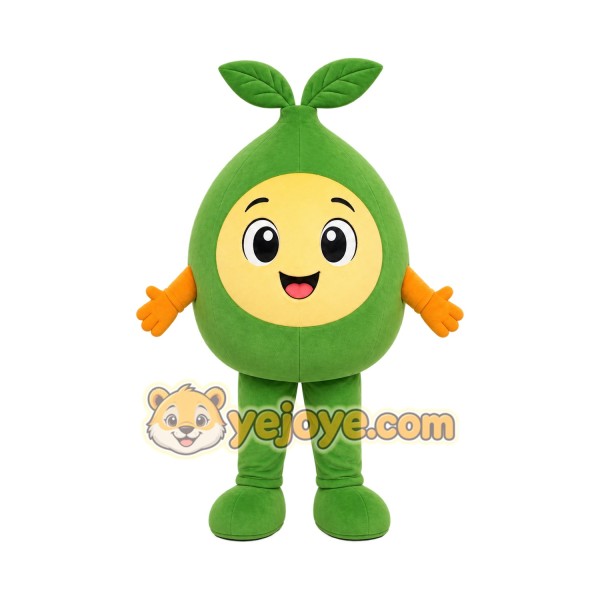 Green Fruit Character Mascot Costume