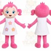 Pink Doll Mascot Costume