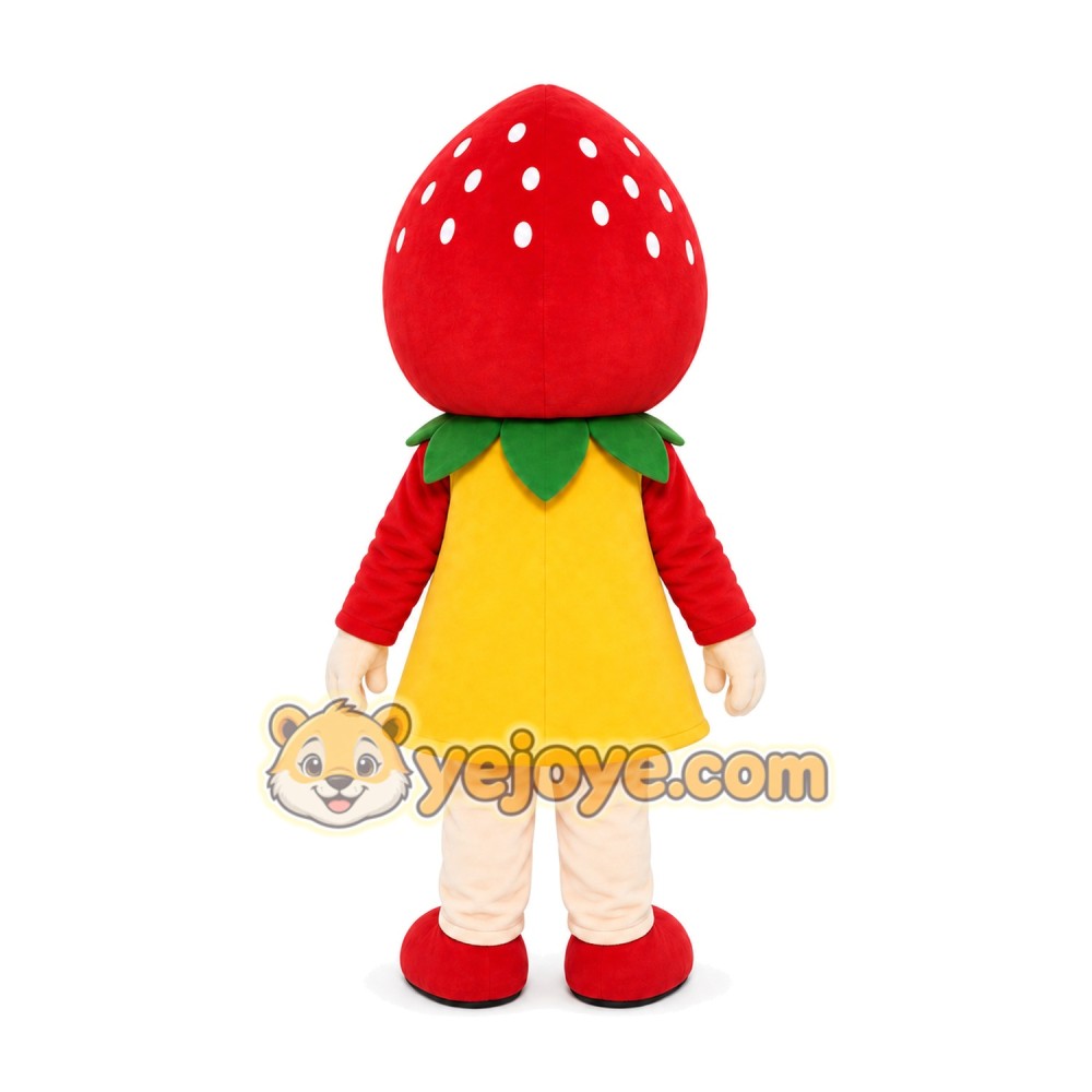 Strawberry Girl Mascot Costume