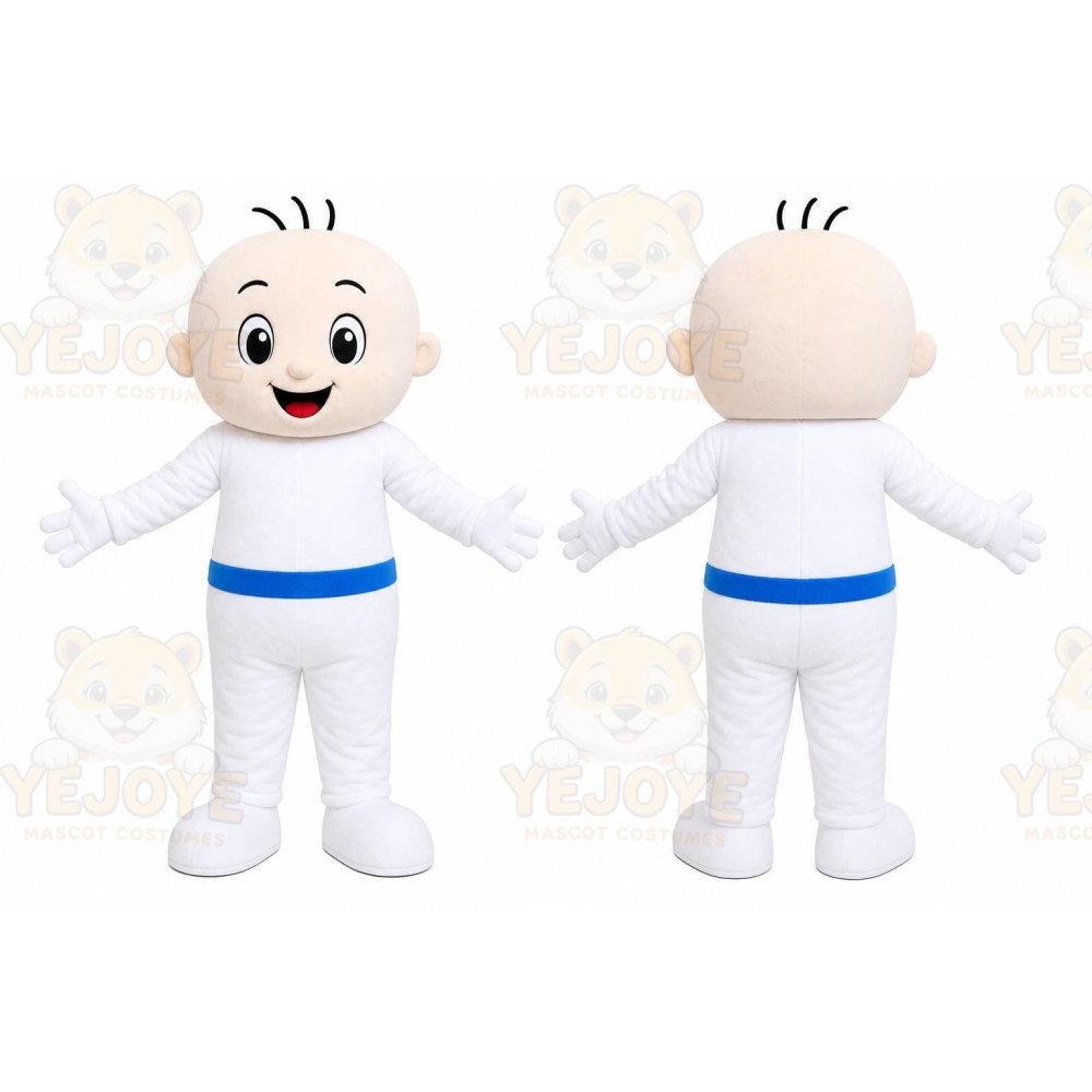 White Baby Character Mascot Costume