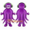 Purple Octopus Mascot Costume Purple Octopus Mascot Costume