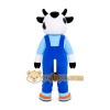 Cow Overalls Mascot Costume