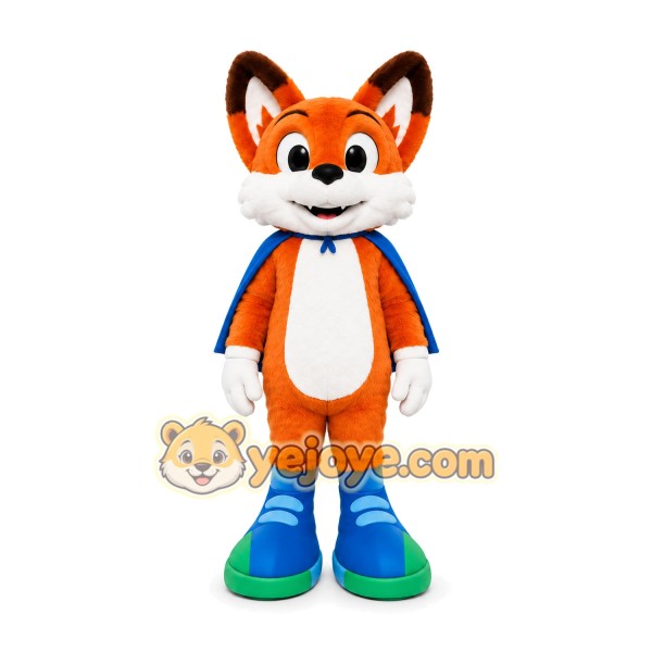 Orange Fox Mascot Costume