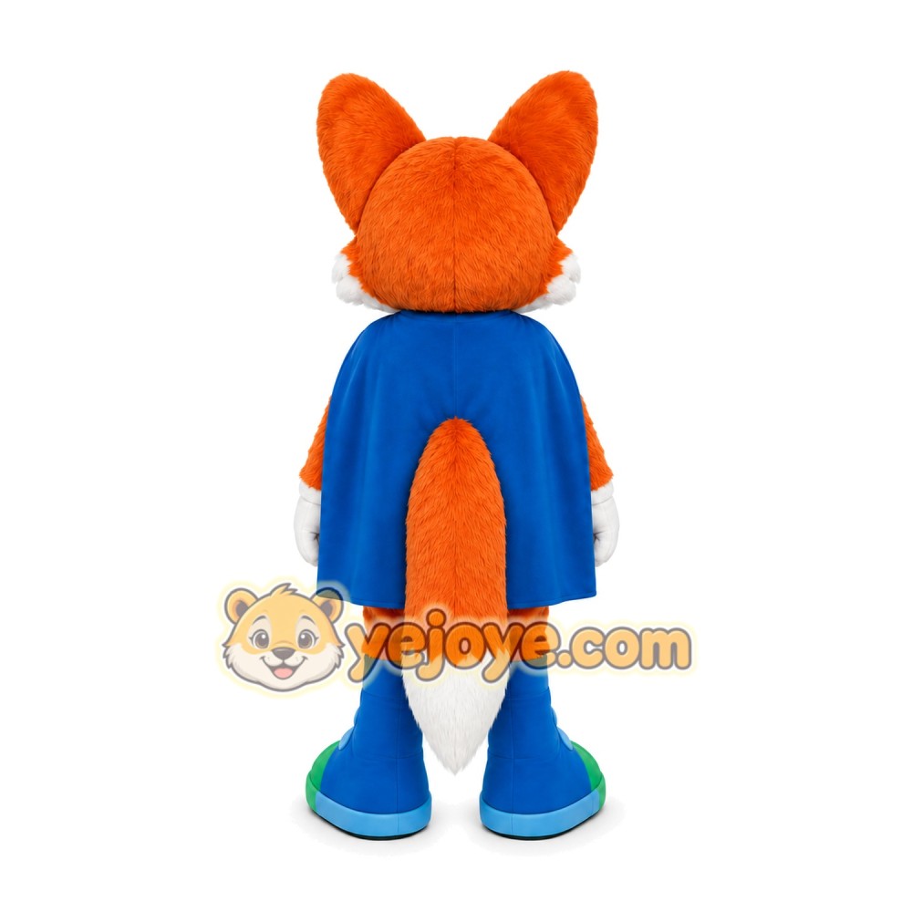 Orange Fox Mascot Costume Orange Fox Mascot Costume