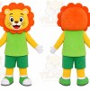Lion Green Shirt Mascot Costume