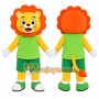 Lion Green Shirt Mascot Costume