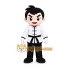 Black White Boy Mascot Costume Black White Boy Mascot Costume