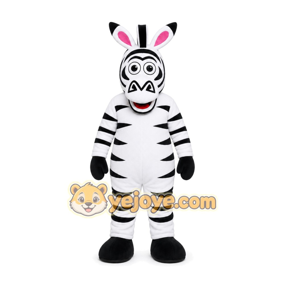 Zebra Animal Mascot Costume Zebra Animal Mascot Costume