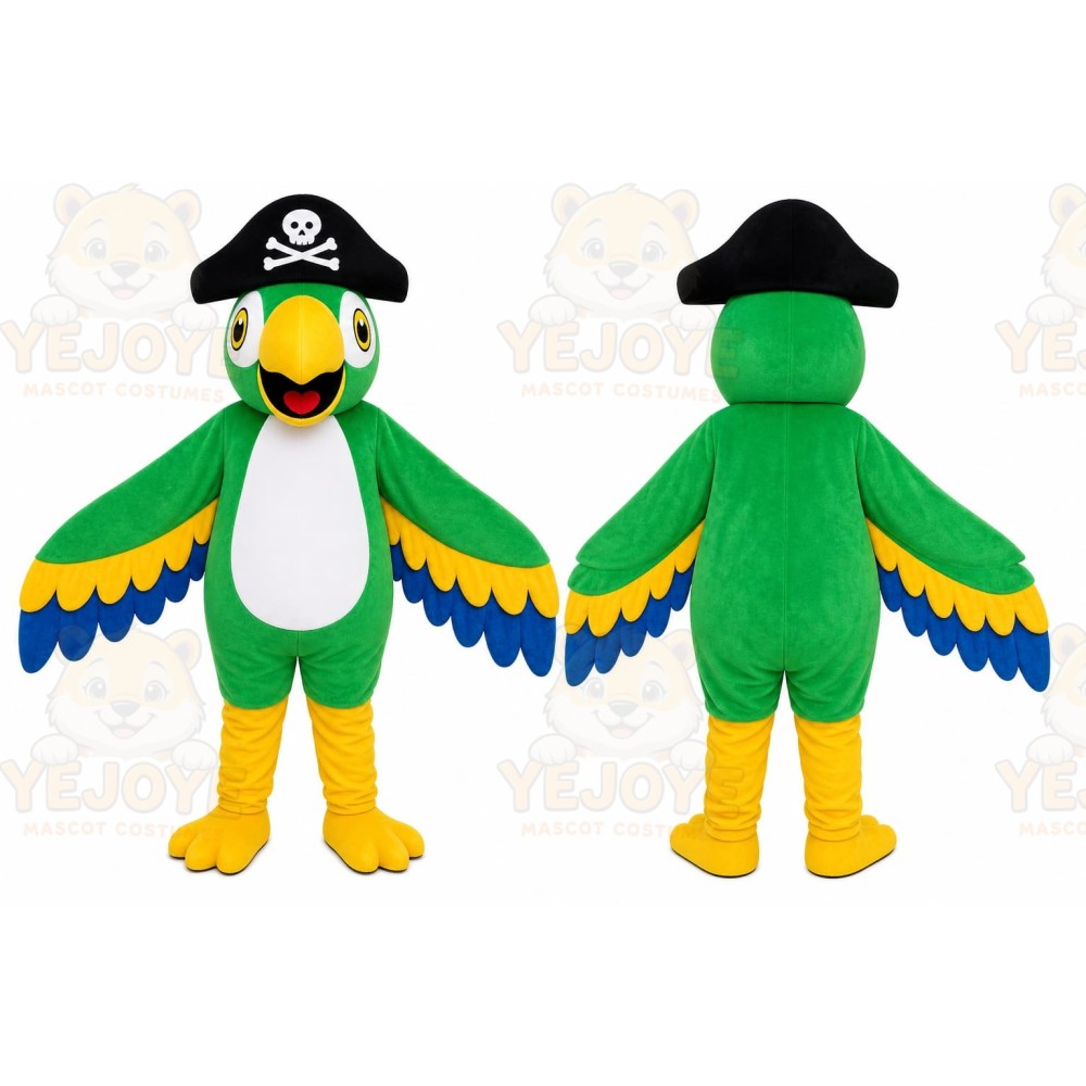 Pirate Parrot Mascot Costume