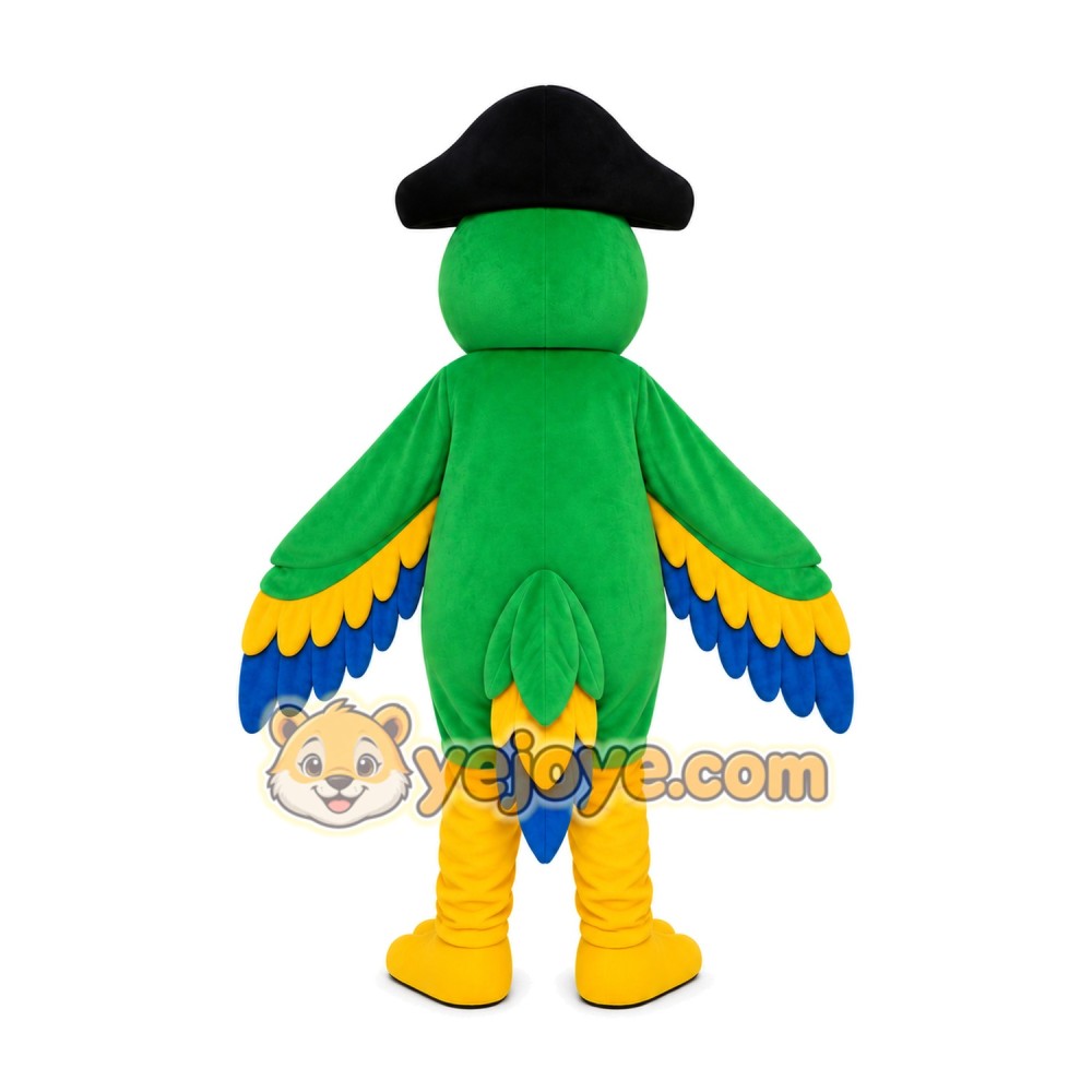 Pirate Parrot Mascot Costume